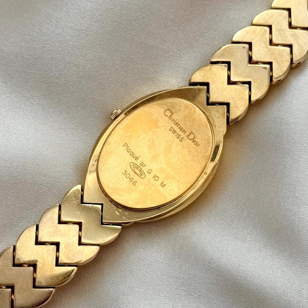 AUTHENTIC RARE VINTAGE DIOR GOLD WATCH - Picture 7 of 7